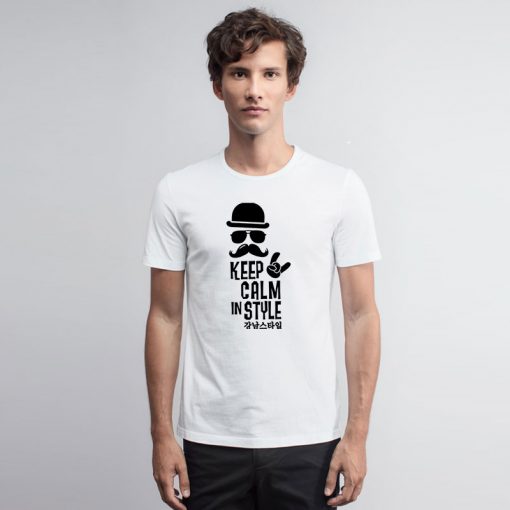 keep calm like a geek moustache boss T Shirt