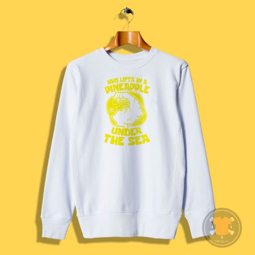 spongebob weight lifting Sweatshirt