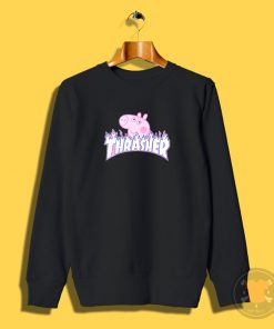 thrasher Peppa Pig cute Sweatshirt