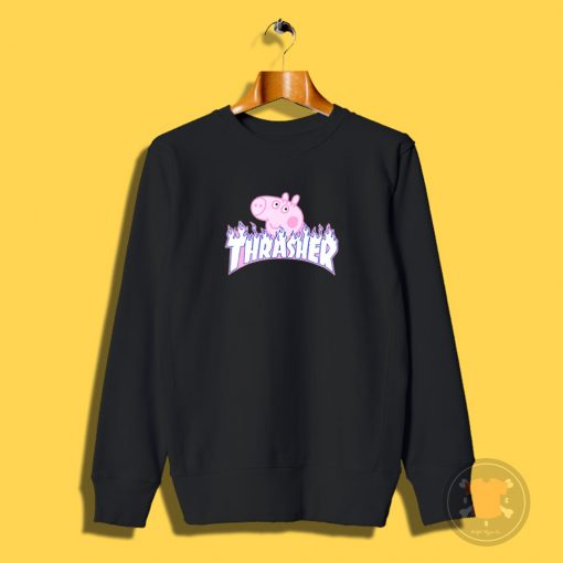 thrasher Peppa Pig cute Sweatshirt