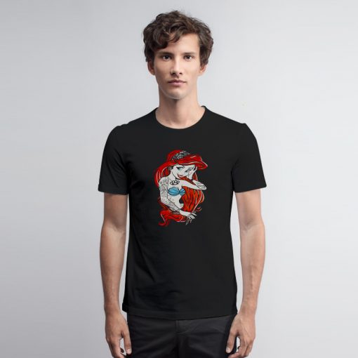 Ariel The Little Mermaid Punk Rock T Shirt