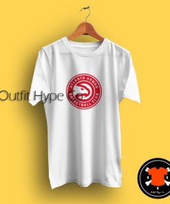 Atlanta Hawks Logo White T Shirt