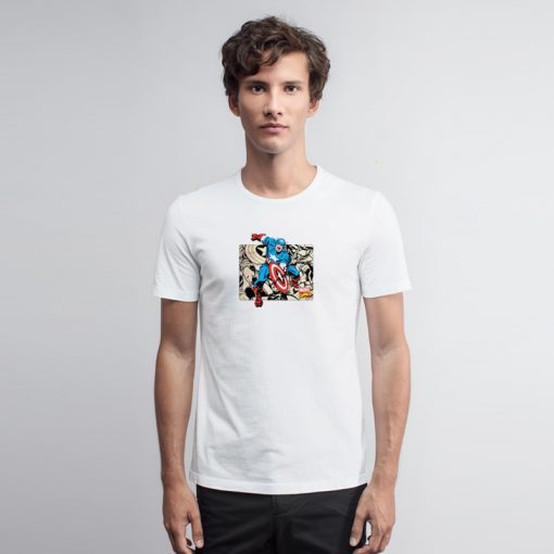 Captain America Comic T Shirt