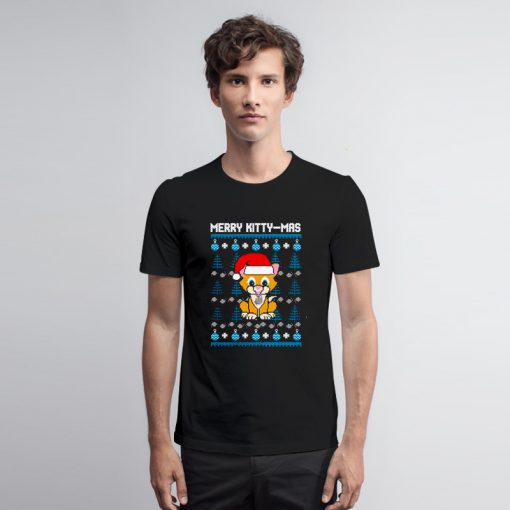 Cat Christmas T Shirt