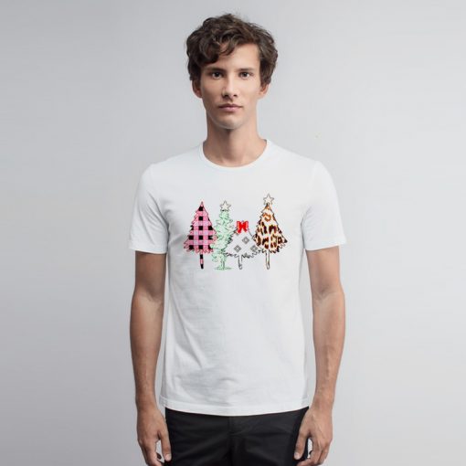 Christmas Trees in Plaid T Shirt