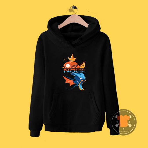 Cool Pokemon Magikarp No Pain No Gain Hoodie