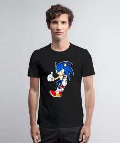 Cool Sonic The Hedgehog Style T Shirt