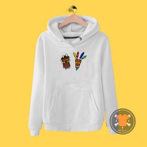 Crash Bandicoot Uka Uka et Aku Aku Hoodie