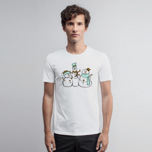 Cute Snowman Merry Christmas T Shirt