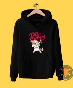 Dabbing Unicorn Love Dr Pepper Hoodie