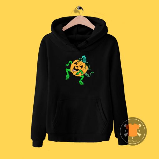 Dancing Joyful Pumpkin Pup Hoodie