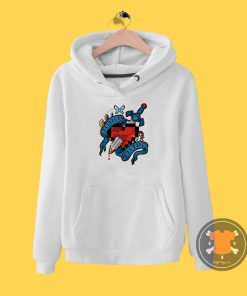 Dangerous Alone Tattoo Hoodie