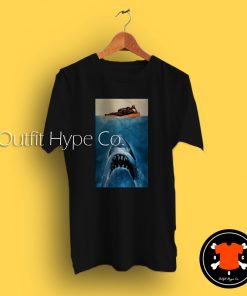 Deadpool Jaws Shark Funny T Shirt