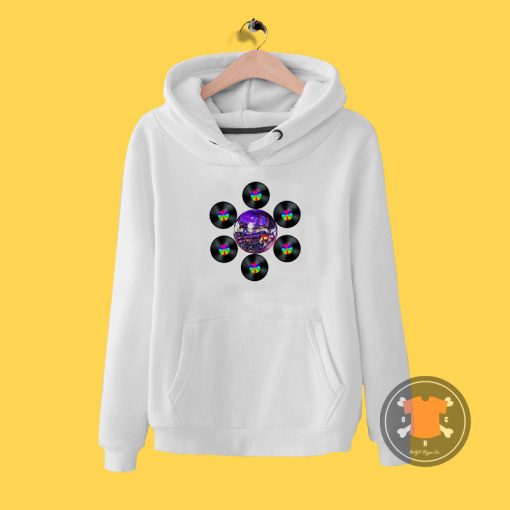 Disco Rainbow Album Flower Hoodie