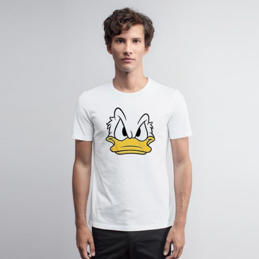 Disney Mad Donald Duck Face T Shirt