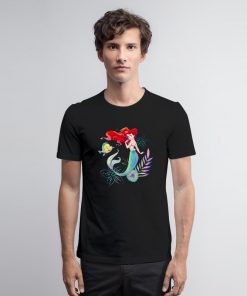 Disney The Little Mermaid Ariel and Flounder Sea T Shirt