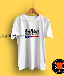 Donald Trump Space Force White T Shirt