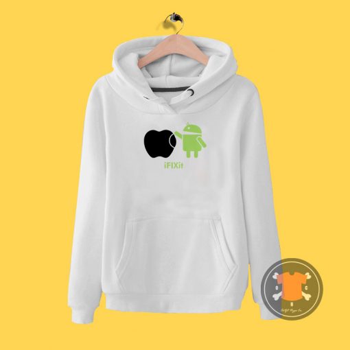 Droid ANDROID fix APPLE Hoodie