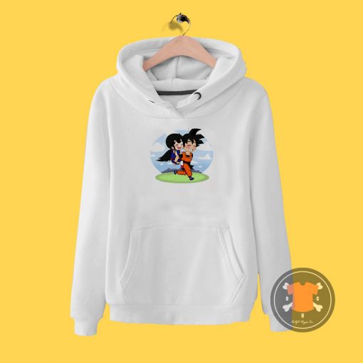 Goku and Chichi Chibi Hoodie