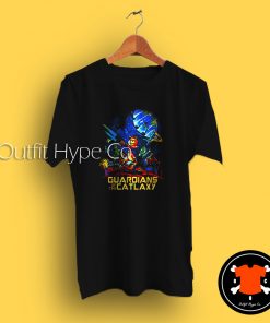 Guardians of the Catlaxy Black T Shirt