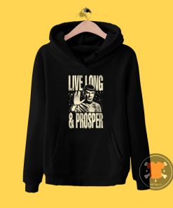 Monotone Live Long Prosper Star Trek Hoodie