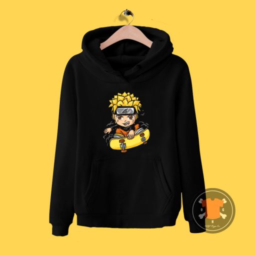 Naruto Skateboarding Cartoon Hoodie