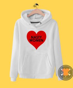 Nasty Women Heart Hoodie