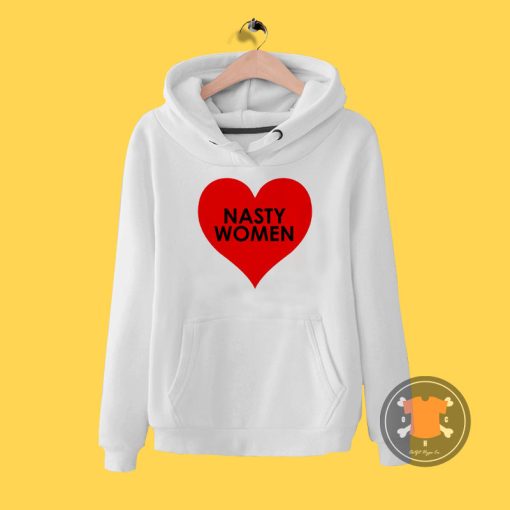 Nasty Women Heart Hoodie