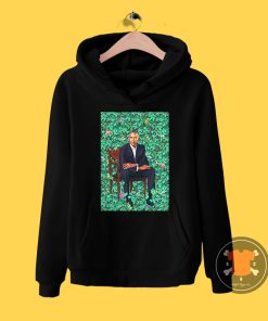 Obama Portraits Blend Paint Hoodie