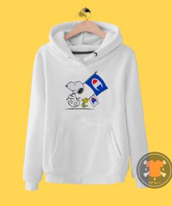 Peanuts Snoopy And Woodstock Flag Hoodie