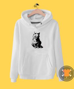 Persian Angry Cat Shadow Hoodie