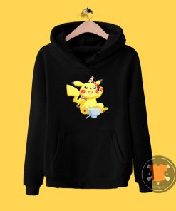 Pikachu Eating Ramen Hoodie