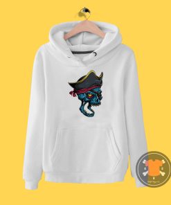 Pirate Skull Blue Hoodie