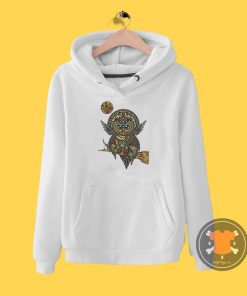 Psychedelic Owl Gothic Hoodie