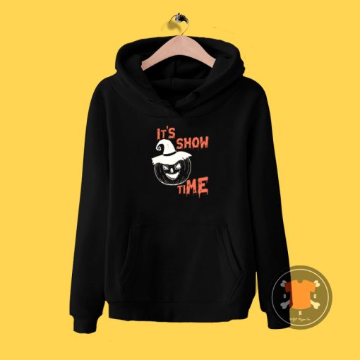 Scary Pumpkin Show Time Funny Halloween Hoodie