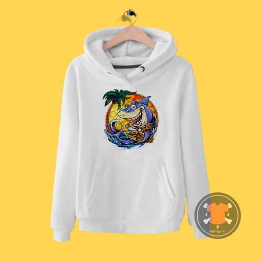 Shark Surf Land Hoodie