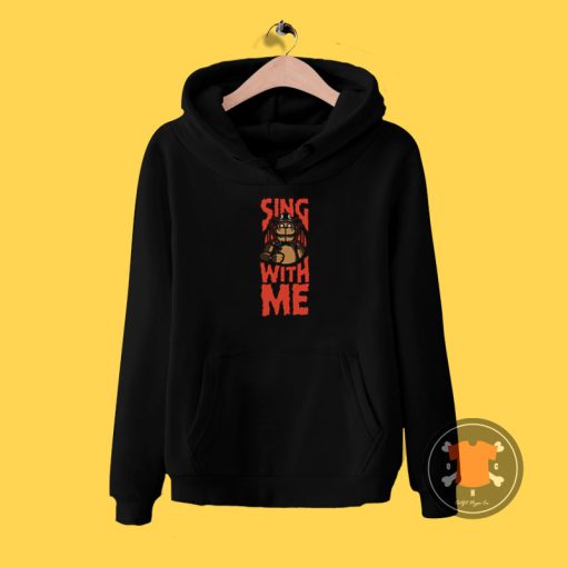 Sing with me Black Hoodie