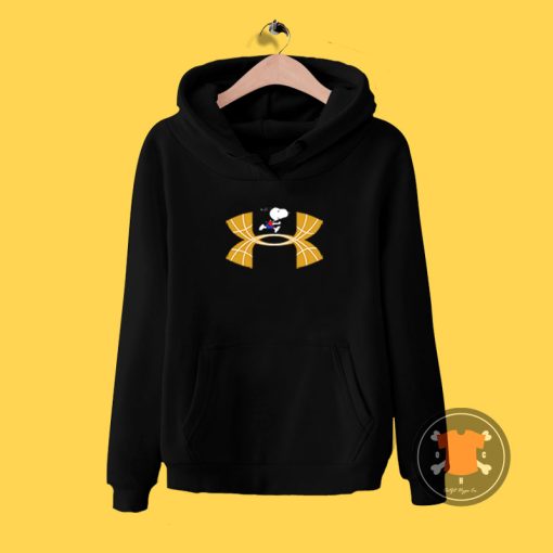 Snoopy Peanuts Basketball Under Armour Logo Hoodie