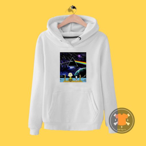 Snoopy and Charlie Brown Pink Floyd Hoodie