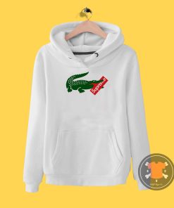 Supreme X Lacoste Collab Hoodie