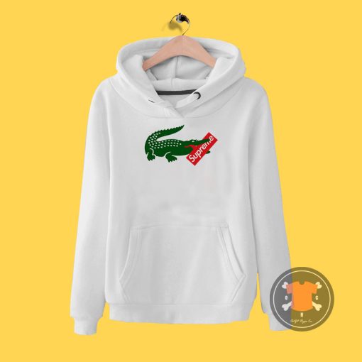 Supreme X Lacoste Collab Hoodie