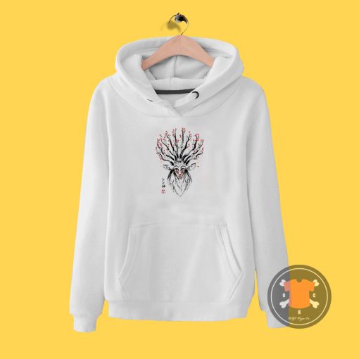 The Deer God sumi e Hoodie