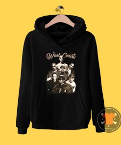 West Coast Hip Hop Legends 2Pac Compton Rappers Hoodie