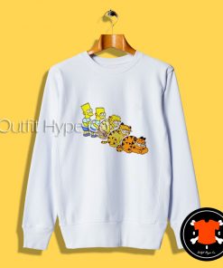 Bart To Garfield Animorph Sweatshirt rph2