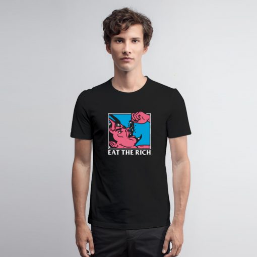 Eat The Rich Devil T Shirt