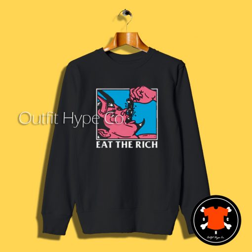 Eat The Rich Devil Sweatshirt