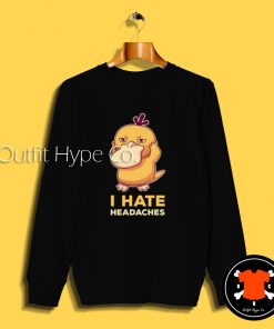 I Hate Headaches Pokemon Sweatshirtmon2