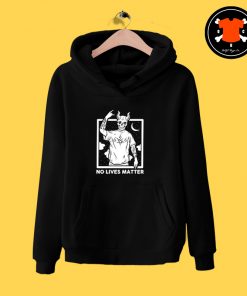 No Lives Matter Satan Skull Hoodie 6