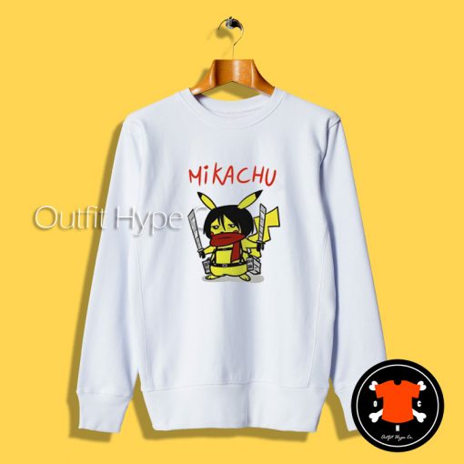 Pikachu In Attack On Titan Sweatshirt itan2