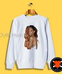 Rihanna Smoking Cigarette Sweatshirt arette2